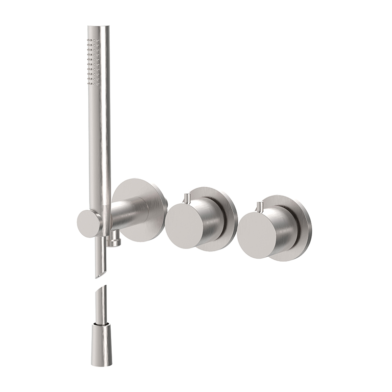 Thermostatic Bath And Shower Mixer For Concealed Installation Outlets