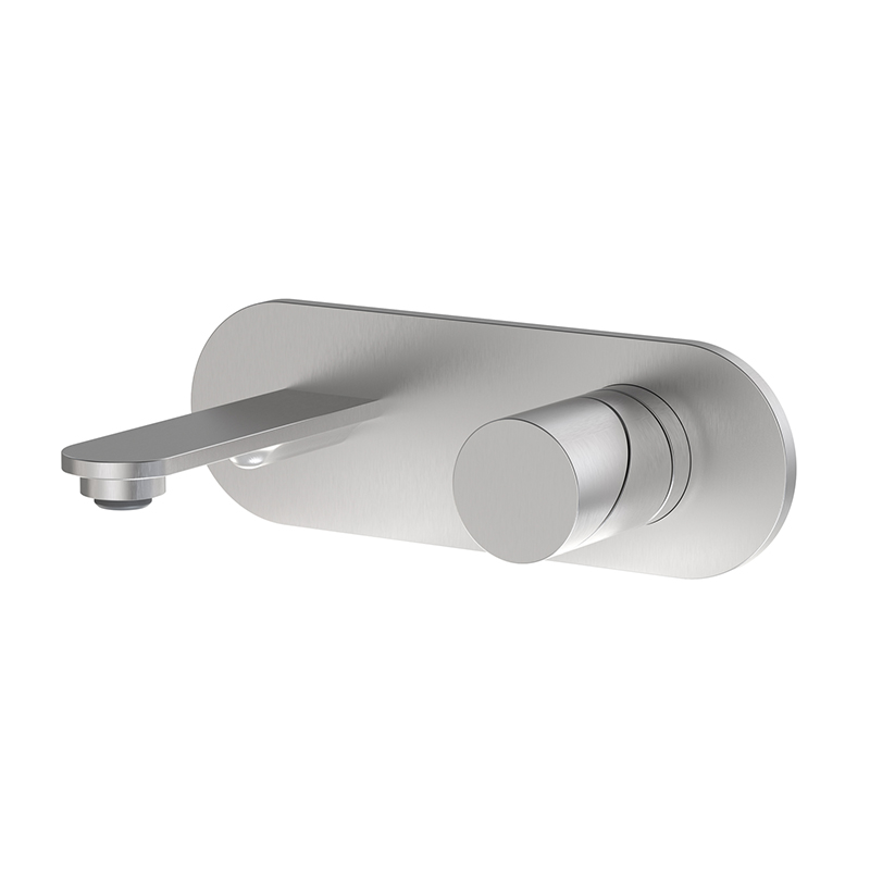 Wall mounted wash basin mixer