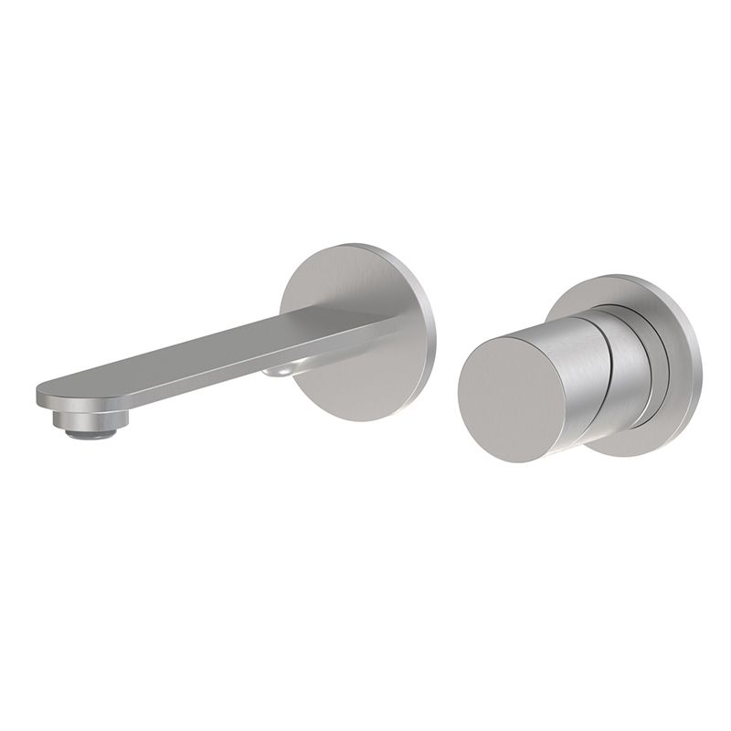 Wall mounted wash basin mixer