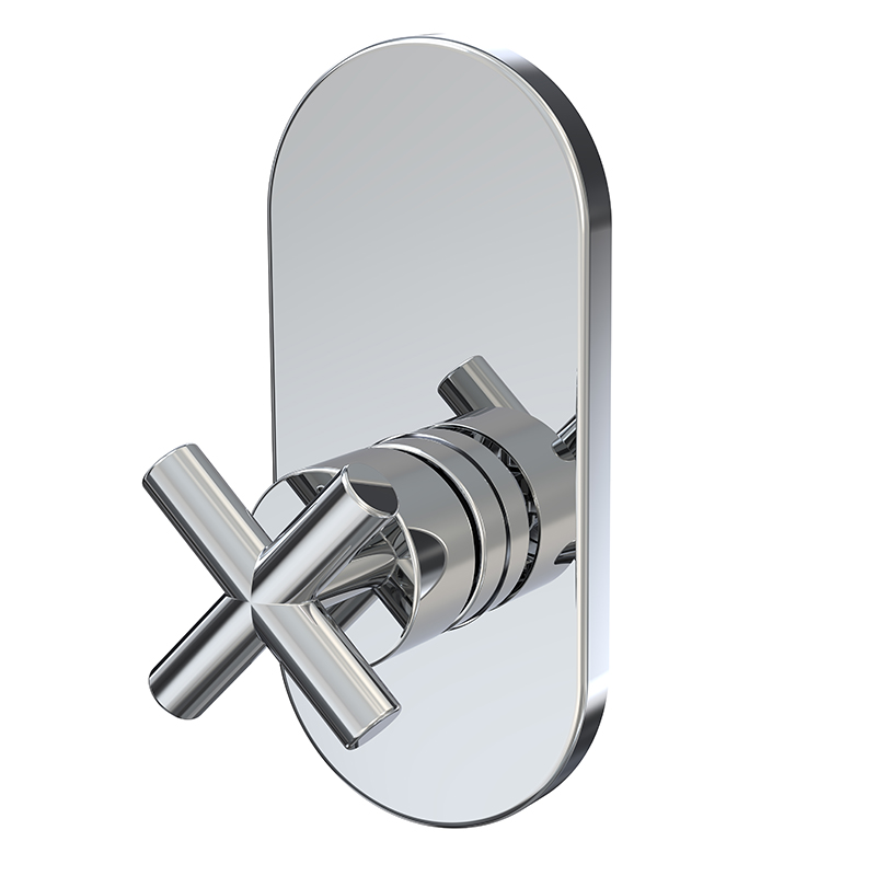 Single lever bath and shower mixer for concealed installation