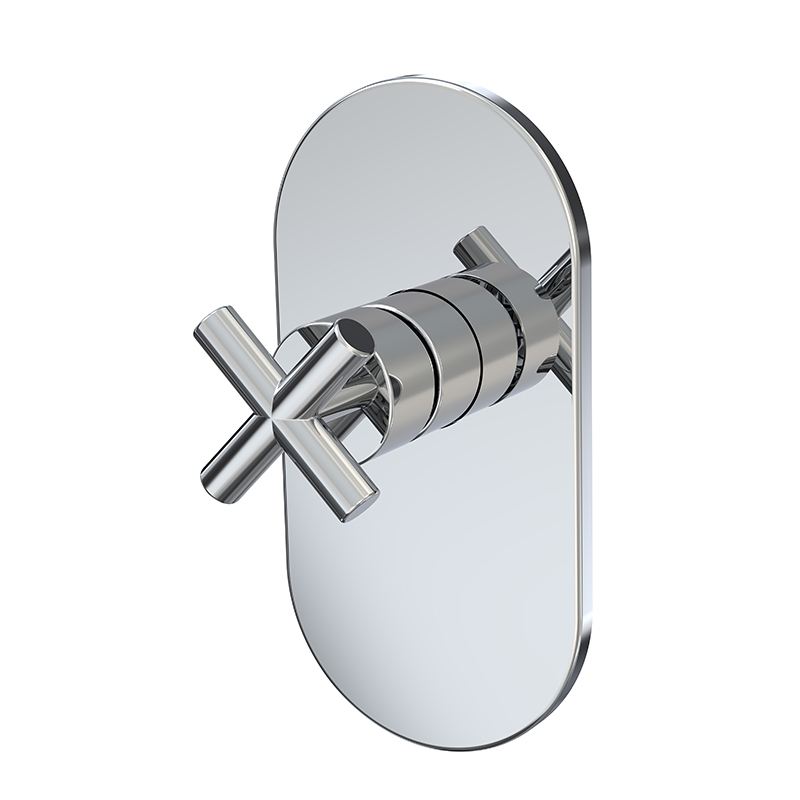 Single lever bath and shower mixer for concealed installation