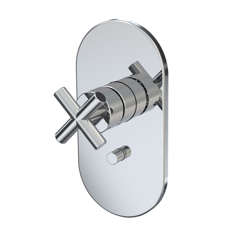 Single lever bath and shower mixer for concealed installation