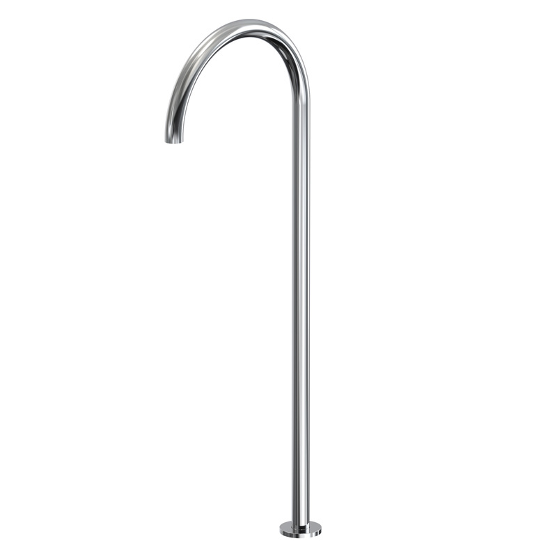 Floor mounted bath spout