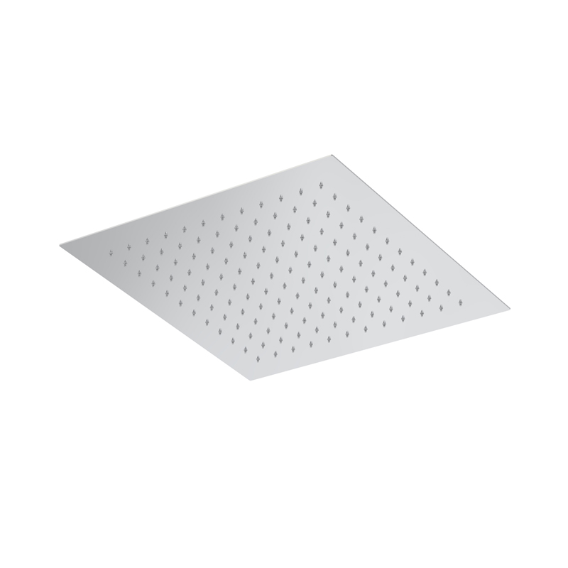 1 jet stainless steel ceiling mounted showerhead