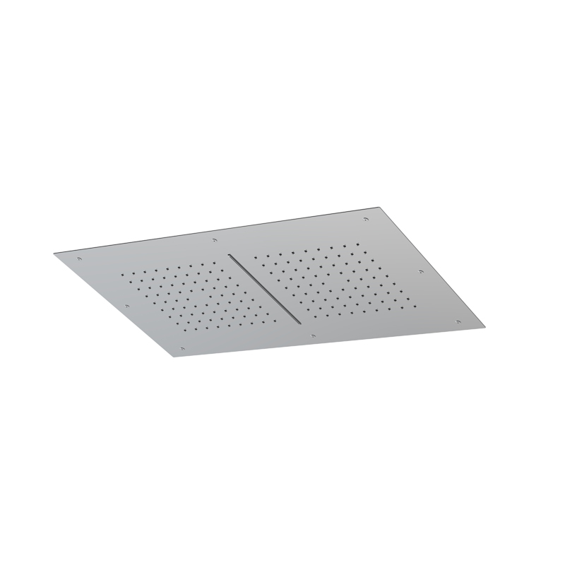 2-jet stainless steel ceiling mounted showerhead